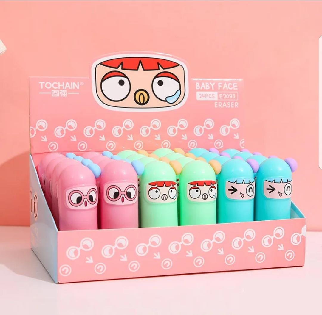 New Animal Design Eraser, Pencil Shape Eraser For Kids, Children School Supplies New Animal Design Eraser, Pencil Shape Eraser For Kids, Children School Supplies